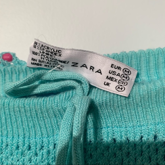 Blue Knit Zara Skirt - Picture 6 of 8